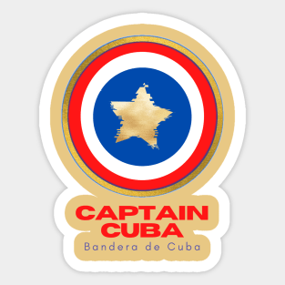 Captain Cuba Sticker